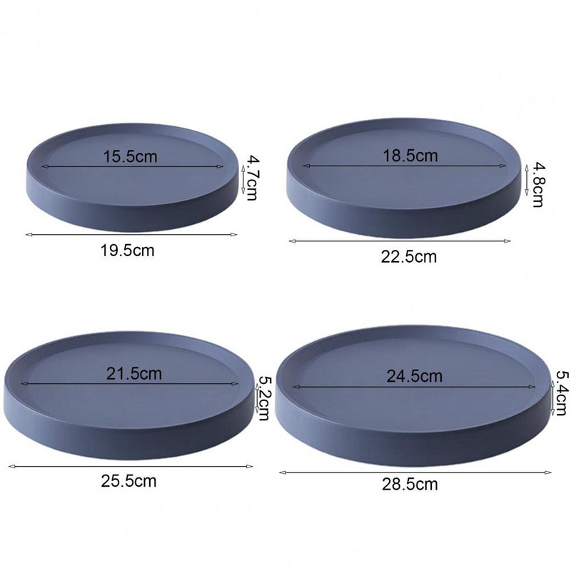 Vetőcserep tálca Korrózióálló PP Könnyen tisztítható Vastag Mobil csereptálca Virágcserep tálca beltéri használatra