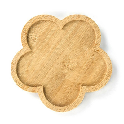 Farfurie creativă pentru plante Jardinier multifuncțional Tavă din lemn de bambus Tavă cu ghiveci pentru plante pentru grădinărit Home Office Coaster