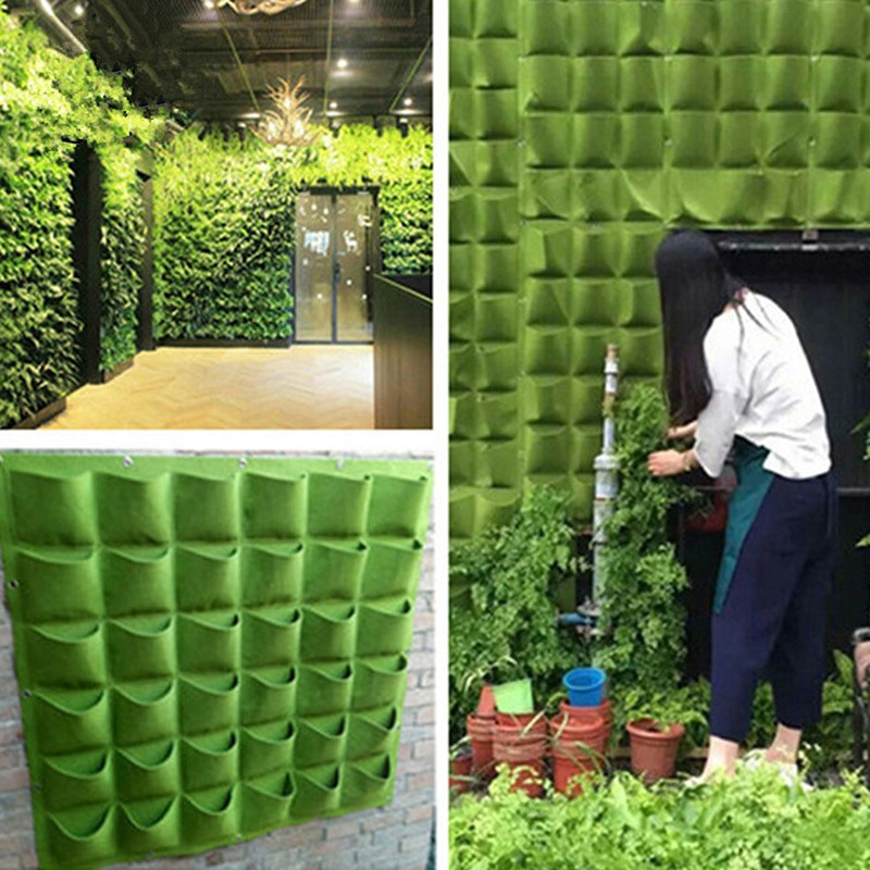 9/18 Kabantys žalių auginimo maišelių kišenės sėjamoji Vertikali sodo daržovių sodo maišelis sodinimo mašina auginimo maišeliai Gėlės tiekimas