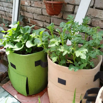 Plant Grow Bag Σακουλάκια φυτεύματος φυτών ντομάτας πατάτας Θερμοκήπιο Σπίτι Κήπος Λουλούδι Μανιτάρι Φράουλα Σπόροι Φυτευτής Εργαλεία γλάστρας