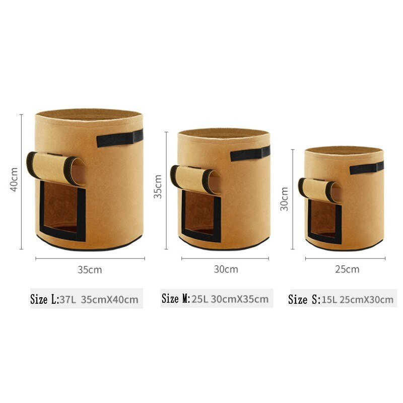 Plant Grow Bag Σακουλάκια φυτεύματος φυτών ντομάτας πατάτας Θερμοκήπιο Σπίτι Κήπος Λουλούδι Μανιτάρι Φράουλα Σπόροι Φυτευτής Εργαλεία γλάστρας