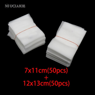 100 DB különböző méretű vegyes, lebomló növény, nem szőtt faiskolai edények palántanevelő táska növények kerti kellékei