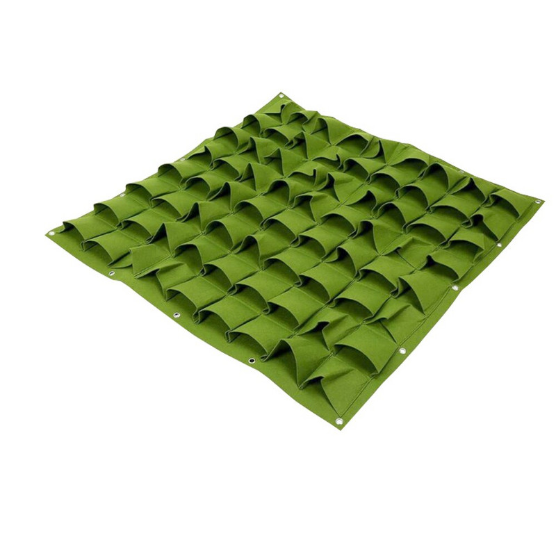 2/4/6/9/18/36/64/81 buzunare saci de cultivare verzi jardinieră verticală de grădină de legume răsaduri agățate pe perete saci de creștere a plantelor