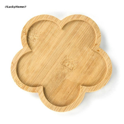 Kreativni tanjurić za biljke Višenamjenska posuda za sadnju Posuda od bambusa Posuda za lonce za cvijeće