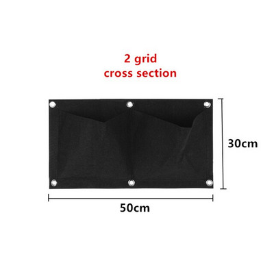 Jardinieră cu 6/7/12 buzunare, agățat pe perete, saci de cultivare verzi, jardinieră verticală de grădină, legume de viață, sac de grădină pentru răsaduri, sac de creștere, oală