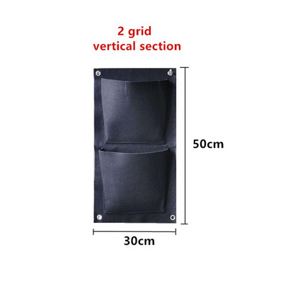 Jardinieră cu 6/7/12 buzunare, agățat pe perete, saci de cultivare verzi, jardinieră verticală de grădină, legume de viață, sac de grădină pentru răsaduri, sac de creștere, oală