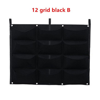 Jardinieră cu 6/7/12 buzunare, agățat pe perete, saci de cultivare verzi, jardinieră verticală de grădină, legume de viață, sac de grădină pentru răsaduri, sac de creștere, oală