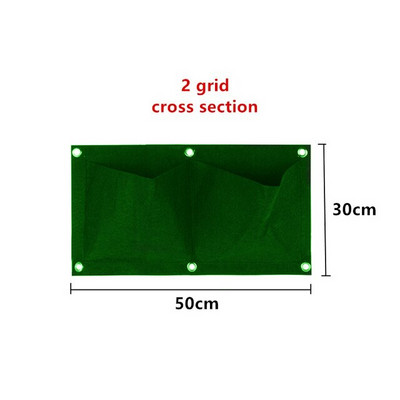 Jardinieră cu 6/7/12 buzunare, agățat pe perete, saci de cultivare verzi, jardinieră verticală de grădină, legume de viață, sac de grădină pentru răsaduri, sac de creștere, oală