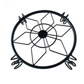 Suporturi metalice pentru plante, 3 buc, pentru ghiveci, suport pentru ghiveci, pentru interior, exterior, din metal, pentru gradina, suport rotund.