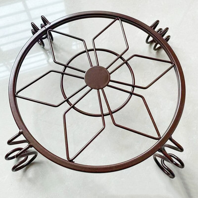 Suporturi metalice pentru plante, 3 buc, pentru ghiveci, suport pentru ghiveci, pentru interior, exterior, din metal, pentru gradina, suport rotund.