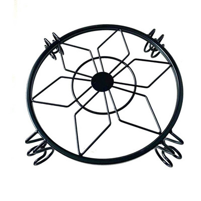 Suporturi metalice pentru plante, 3 buc, pentru ghiveci, suport pentru ghiveci, pentru interior, exterior, din metal, pentru gradina, suport rotund.