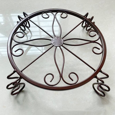 Suporturi metalice pentru plante, 3 buc, pentru ghiveci, suport pentru ghiveci, pentru interior, exterior, din metal, pentru gradina, suport rotund.