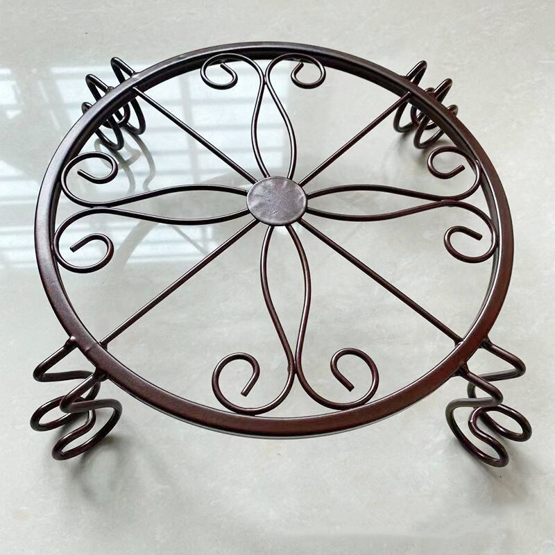 Suporturi metalice pentru plante, 3 buc, pentru ghiveci, suport pentru ghiveci, pentru interior, exterior, din metal, pentru gradina, suport rotund.