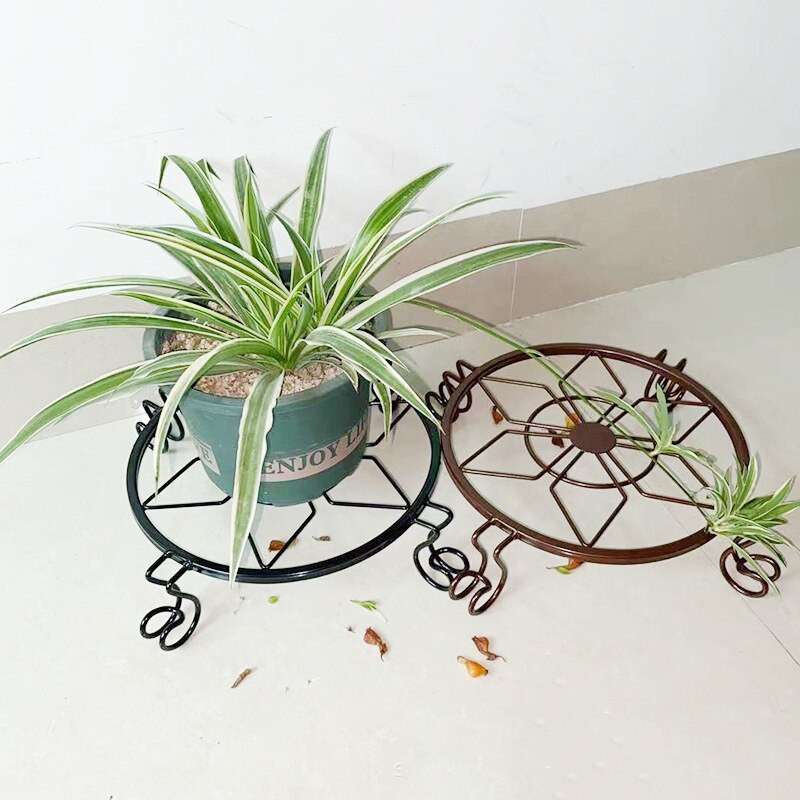 Suporturi metalice pentru plante, 3 buc, pentru ghiveci, suport pentru ghiveci, pentru interior, exterior, din metal, pentru gradina, suport rotund.