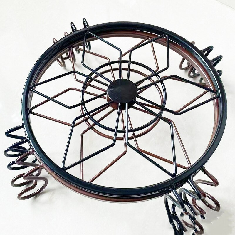 Suporturi metalice pentru plante, 3 buc, pentru ghiveci, suport pentru ghiveci, pentru interior, exterior, din metal, pentru gradina, suport rotund.