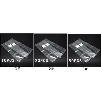 Прозрачни торбички за отглеждане на гъби Субстрат Високотемпературен предварително затварящ се контейнер Градински консумативи 10/20/50 бр. 10*20 инча