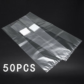 10/20/50 buc. Saci de creștere a ciupercilor 25*50cm 6 fire, polipropilenă, saci de creștere a icrelor, sigilabil transparent, consumabile pentru plantare la temperaturi înalte