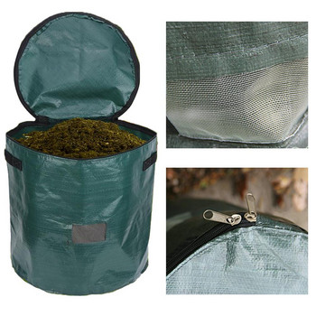 30L PE Earthworm Manure Bag Turticultural Compost Bag Earthworm Nutrient Soil Culture Bag for Tea Fruit Vegetable Growth