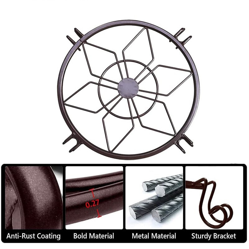 Μεταλλικές βάσεις φυτών 3 συσκευασιών για γλάστρα βαρέως τύπου θήκη σε γλάστρες Εσωτερικός εξωτερικός χώρος αντισκωριακός σιδερένιος κήπος ράφι στήριξης φυτευτών