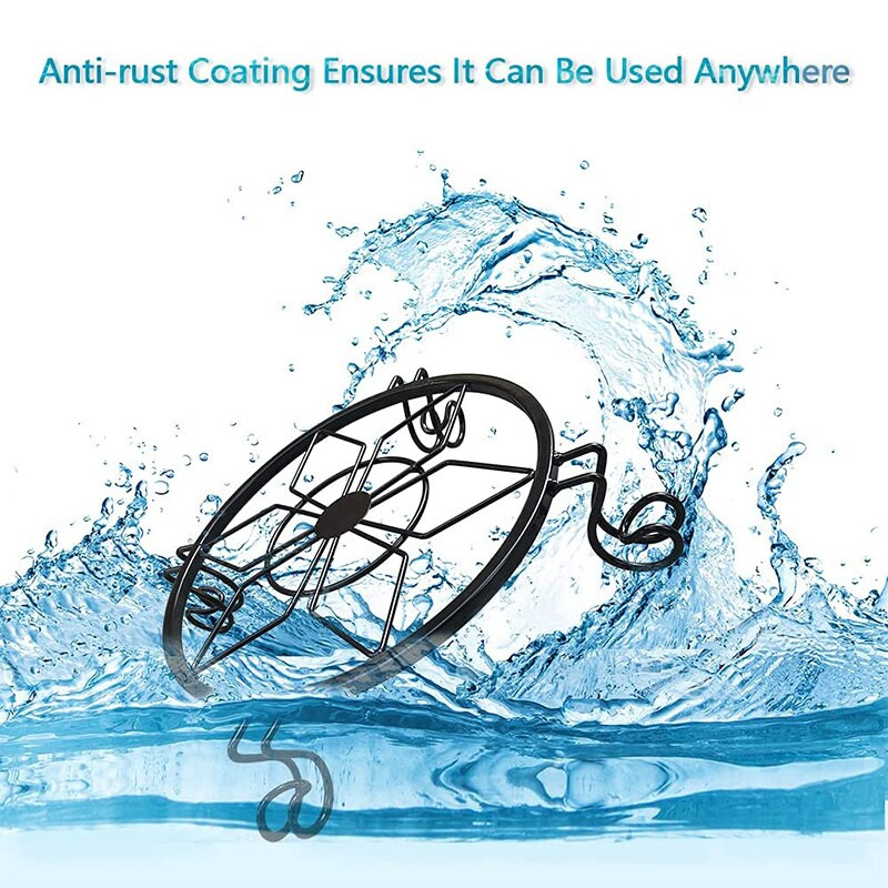 Μεταλλικές βάσεις φυτών 3 συσκευασιών για γλάστρα βαρέως τύπου θήκη σε γλάστρες Εσωτερικός εξωτερικός χώρος αντισκωριακός σιδερένιος κήπος ράφι στήριξης φυτευτών