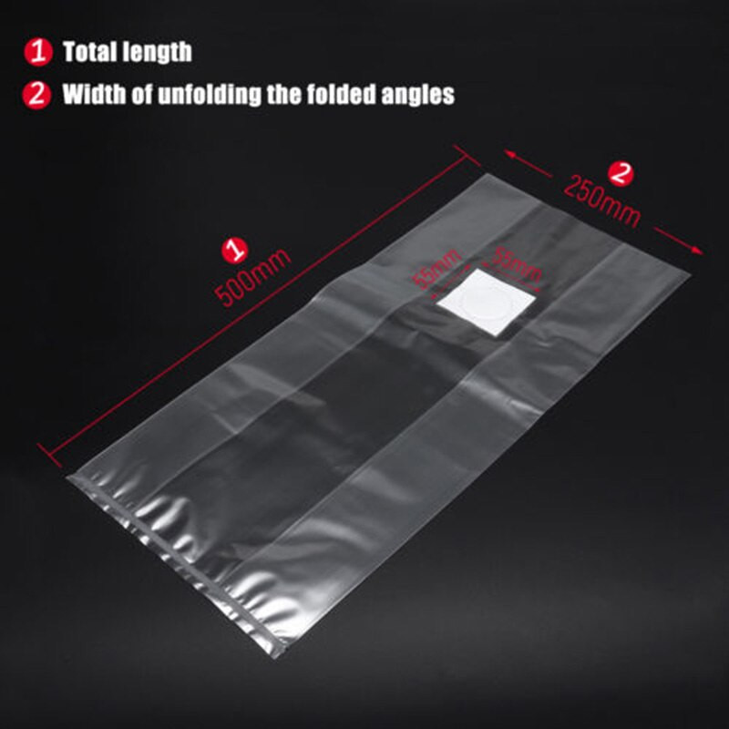 100 db gomba növesztő zacskó PVC 6 méretű ívási, közepes növekedésű szubsztrátum, magas hőmérsékletnek ellenálló kerti kellékek