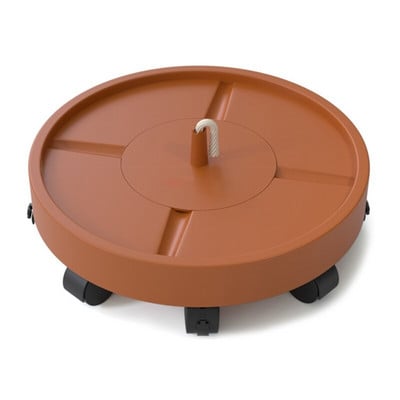 Tavă pentru ghiveci cu role Tavă rotundă din plastic pentru ghiveci de grădină pentru ghiveci, cu absorbție automată a apei, suport pentru ghiveci