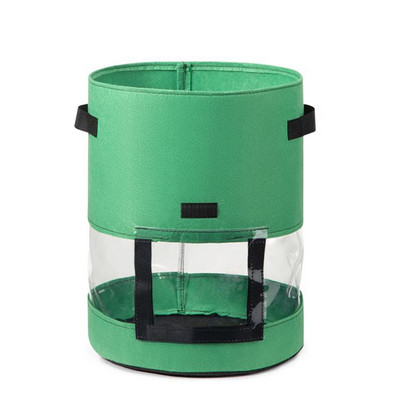 Saci de cultivare a cartofii din țesătură nețesă, pentru legume, ceapă, pentru plante, saci pentru seră, pentru grădină, morcovi, taro, saci de cultivare a arahidelor cu mâner