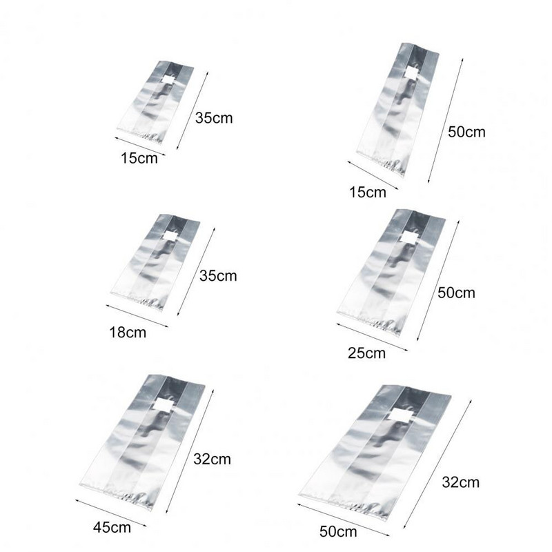 Plastic respirabil 10 buc/sac saci de crestere, rezistent la temperaturi ridicate, de calitate alimentara, container pentru cresterea plantelor pentru ciuperci