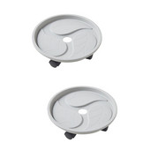 Suport pentru ghivece Roți pentru jardiniere în ghivece pentru flori Tavă rulantă Bază de mișcare Cărucior pentru paleți Rotile Ghiveci de flori Suport mobil pentru cadă