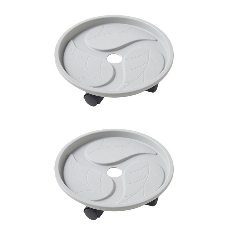 Suport pentru ghivece Roți pentru jardiniere în ghivece pentru flori Tavă rulantă Bază de mișcare Cărucior pentru paleți Rotile Ghiveci de flori Suport mobil pentru cadă