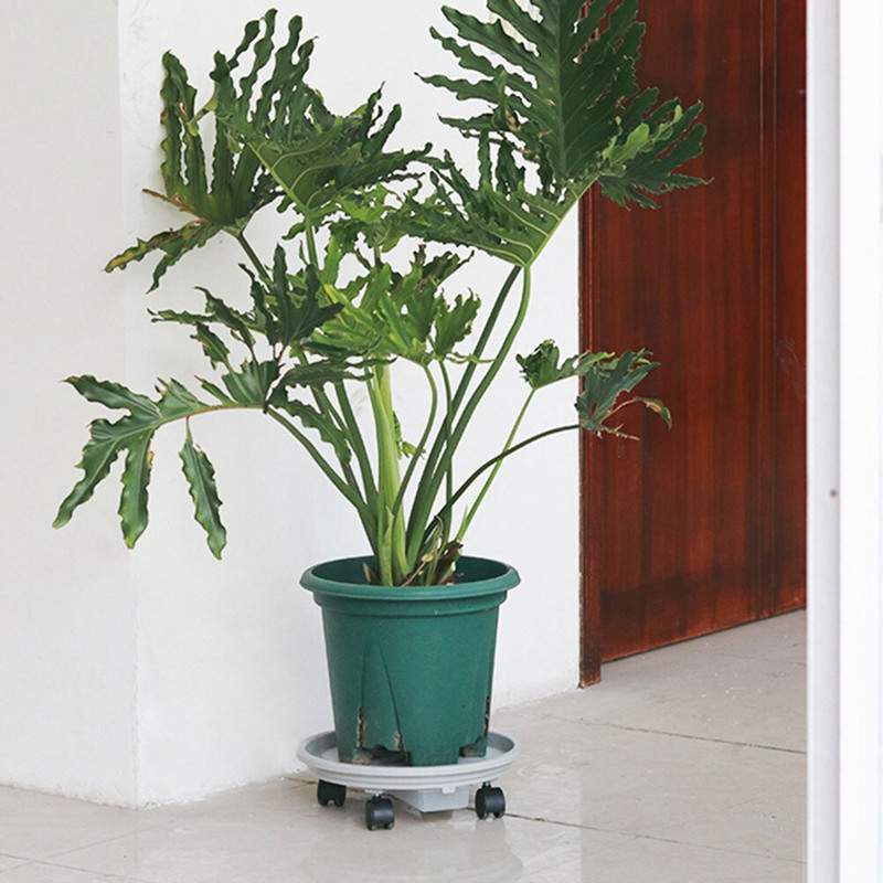 Suport pentru ghivece Roți pentru jardiniere în ghivece pentru flori Tavă rulantă Bază de mișcare Cărucior pentru paleți Rotile Ghiveci de flori Suport mobil pentru cadă