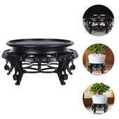 Standflower Base Bonsai Resin Riser Pot Display Vetőgép Polc Raklap Mozgatható Dolly Állványok Lant Tálcák Padló Dekoratív Beltéri