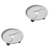 Stalak za posude s biljkama Okrugla posuda za cvijeće u saksiji Kotači kotačići za pomicanje ladice Baza za pomicanje Kotačići za kolica za palete Posuda za cvijeće Pokretni stalak za caddies