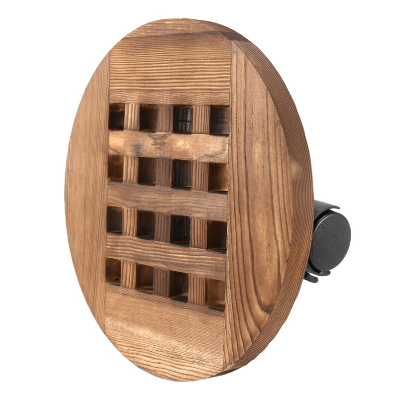 25 cm medinis gėlių vazonas, nuimamas padėklas, augalo laikiklio stovas su ratukais sodintuvo gėlių vazonų perkėlimo vežimėlio lėkštė