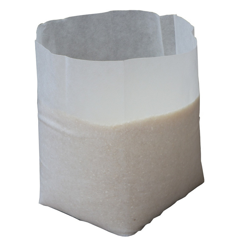 50/100 db vastag faiskolai táska Biológiailag lebomló szövetből termesztő zsák palánta cserép Kerti ültetés termesztőtasak Levegőztető környezetbarát táska