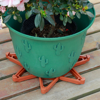 24/12PcsFlower Pot Foet Stand Invisible Risers Toes Lifters Triangle Garden Supplies Invisible Pot Lifters Indoor Outdoor Plant