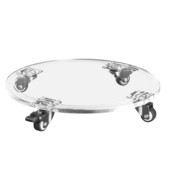 Suport detașabil pentru plante Tavă pentru ghiveci cu roată universală Raft rulant în ghiveci pentru interior, exterior, balcon, instrument de grădină