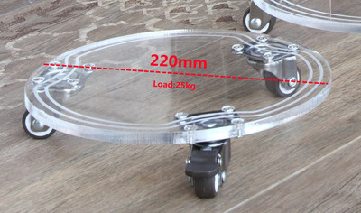 Suport detașabil pentru plante Tavă pentru ghiveci cu roată universală Raft rulant în ghiveci pentru interior, exterior, balcon, instrument de grădină