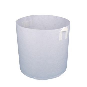 White Aeration Pot Containers 5 Size Grow Bag Plant Root Container Στρογγυλές υφασμάτινες γλάστρες Non Woven White