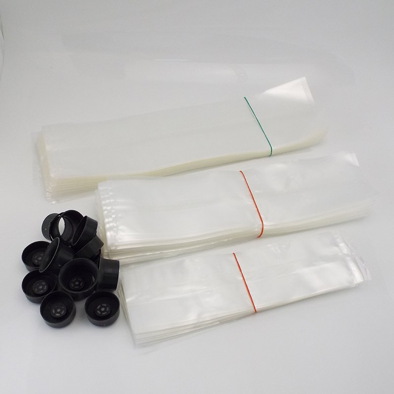 3 méretű PVC gomba termesztő táska szubsztrát magas hőmérsékletű előre lezárható kerti kellékek termesztő ültetőzsákok eszköz