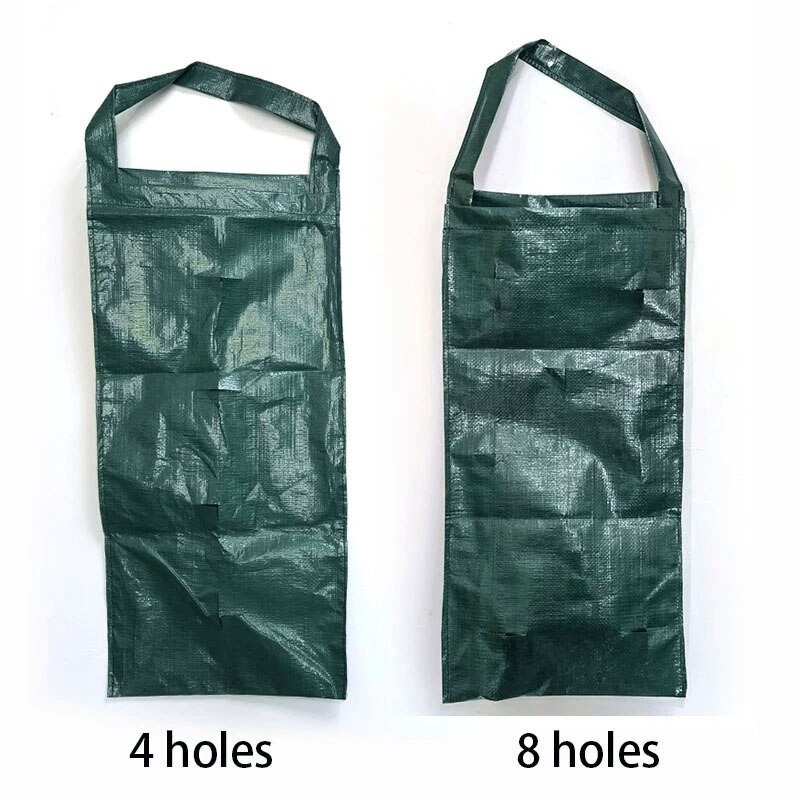 Sac de cultivare agățat Ghive de jardinier de flori de căpșuni Ghive de plantat de legume de grădină verticală Accesorii de grădină de interior în aer liber