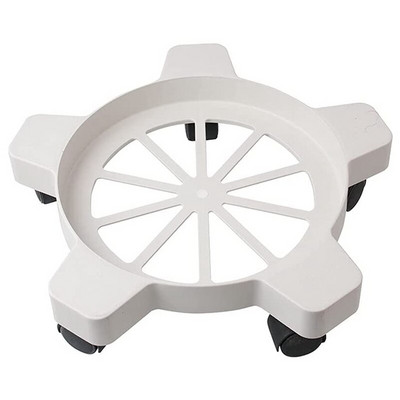 Cărucior pentru tobe rezistente de 5 galoane cu 5 roți pivotante Tambur cu o capacitate de 70 lb pentru ghivece și găleți cu diametru de 11 inchi