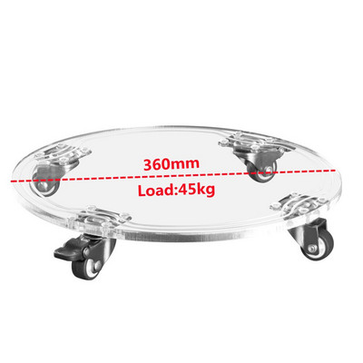 Nuimamas augalų stovas gėlių vazonų dėklas su universaliu ratu, sunkiasvoris susukamas vazoninis stovas, lauko balkono sodo įrankis