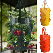 Eperültető táska Kreatív többszájú konténeres táska Grow Planter Pouch Gyökérnövénytermesztő cserepes táska oldalsó otthoni kerti eszköz