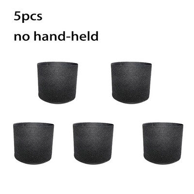 Saci de cultivare a plantelor de 1 galon Unelte de grădină Oală de țesătură Jardim Grădinărit acasă Flori Cultură de plante Creștere 1/5 buc