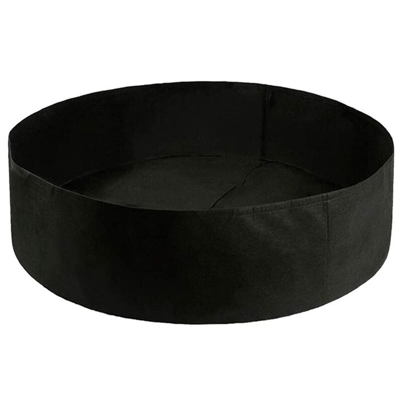 ÚJ kerti ágy Kerek ültetési konténer Növesztő táskák Légáteresztő filc szövet ültető edény jardinhoz Függőleges növények faiskolai edény