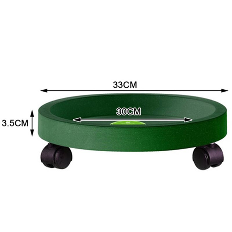 Nuimamas gėlių vazonų padėklas Universalūs ratai Plastikinis padėklas gėlių vazonų stovas augalų stovas Susukamas vazoninių augalų stovas