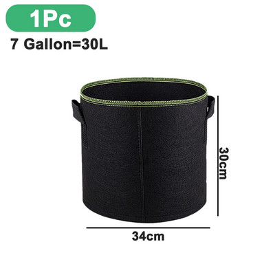 Ghivece din material textil saci de cultivare 1/3/5/7/10 galoane pentru grădinărit, legume, tomate, căpșuni, jardinieră, ghivece de plantat de cartofi de grădină