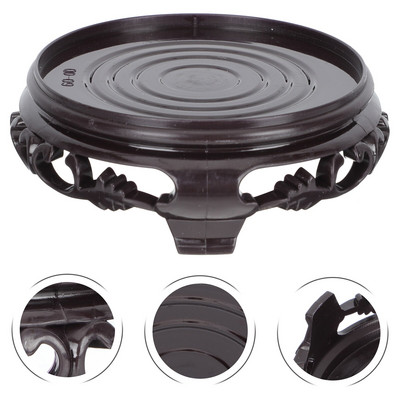 Tavă de flori Baza de jardinieră pentru oală Stand Display Bonsai Vază ceainic farfurii cu picurare Dolly Trolleyadornament Artware Storage