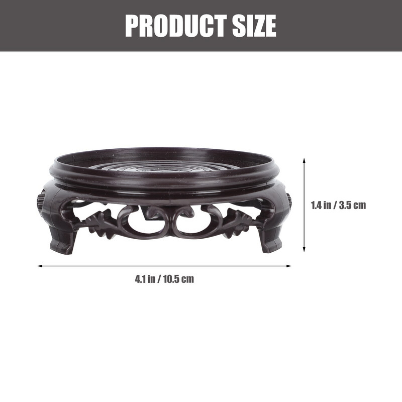 Tavă de flori Baza de jardinieră pentru oală Stand Display Bonsai Vază ceainic farfurii cu picurare Dolly Trolleyadornament Artware Storage
